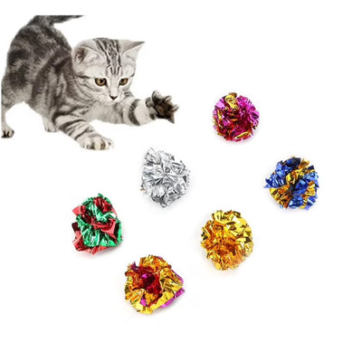 Crinkle Ball Cat Toy